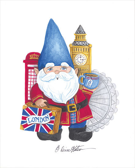 Diane Kater Licensing ART1314LIC - ART1314LIC - London Gnome - 0  from Penny Lane