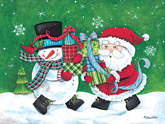 Diane Kater Licensing ART1319LIC - ART1319LIC - Snowman & Santa Friends - 0  from Penny Lane