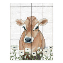 BAKE290PAL - Cow With Flowers - 12x16