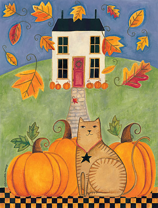 Bernadette Deming Licensing BER1292 - BER1292 - Tabby on a Brisk Fall Day - 0  from Penny Lane