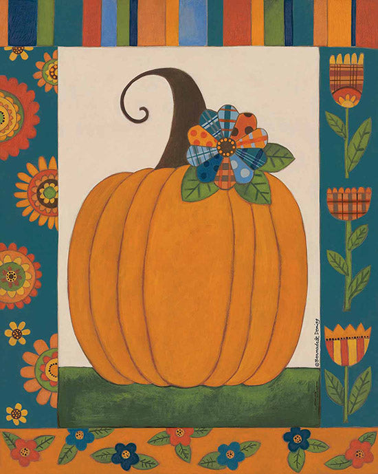 Bernadette Deming Licensing BER1338 - BER1338 - Patchwork Flower Pumpkin - 0  from Penny Lane