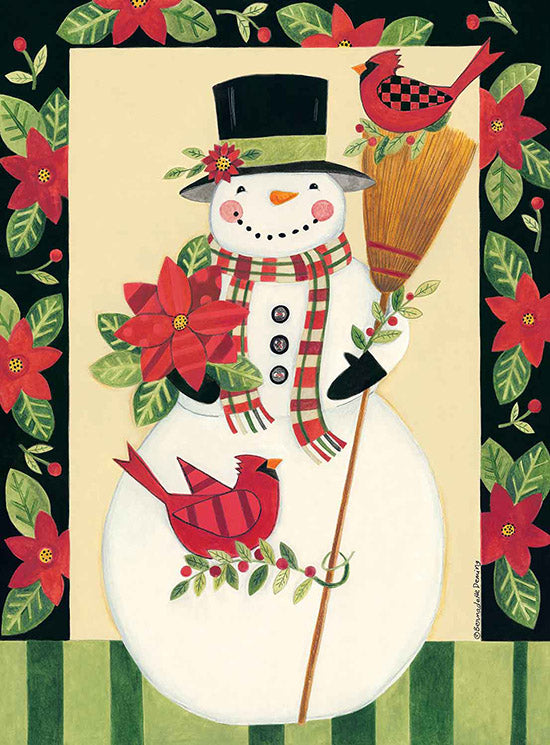 Bernadette Deming Licensing BER1345 - BER1345 - Poinsettia Snowman - 0  from Penny Lane