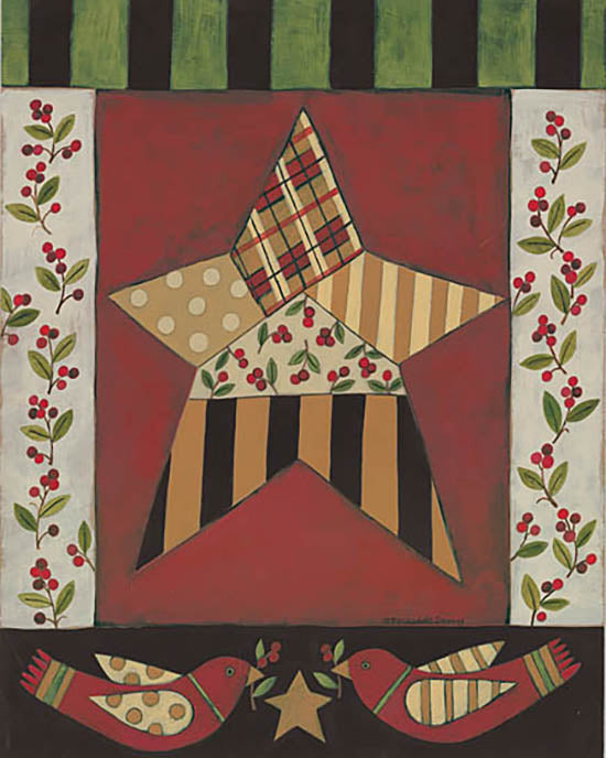 Bernadette Deming Licensing BER1348 - BER1348 - Patterned Barn Star - 0  from Penny Lane