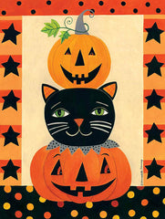 BER1355 - Pumpkin Cat Stack - 0