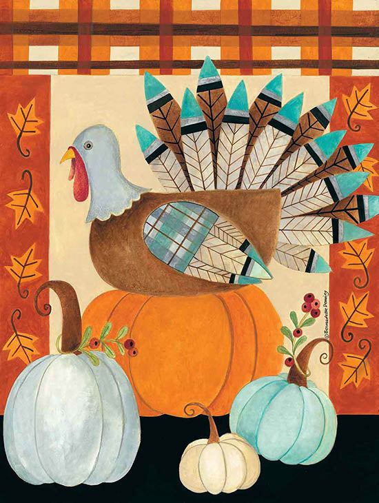 Bernadette Deming Licensing BER1367 - BER1367 - Turkey & Pumpkins - 0  from Penny Lane