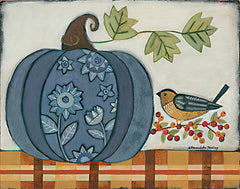 BER1399 - Blue Patterned Pumpkin - 16x12