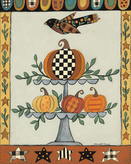 Bernadette Deming Licensing BER1429 - BER1429 - Two Tiered Patterned Pumpkins - 0  from Penny Lane