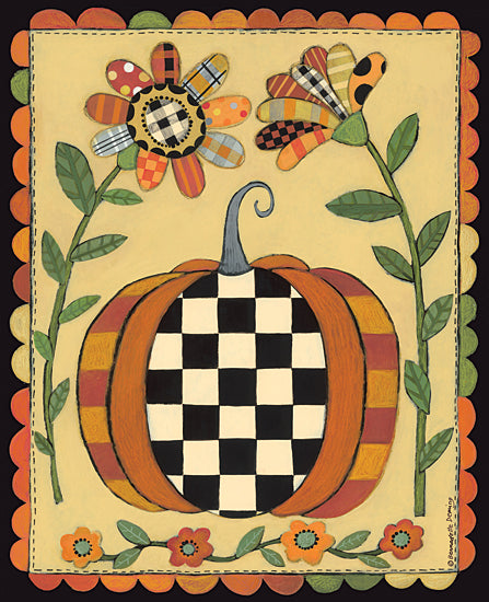 Bernadette Deming Licensing BER1432 - BER1432 - Checkerboard Pumpkin - 0  from Penny Lane