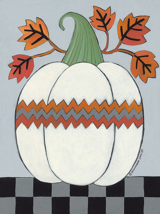 Bernadette Deming Licensing BER1439LIC - BER1439LIC - Chevron Pumpkin - 0  from Penny Lane