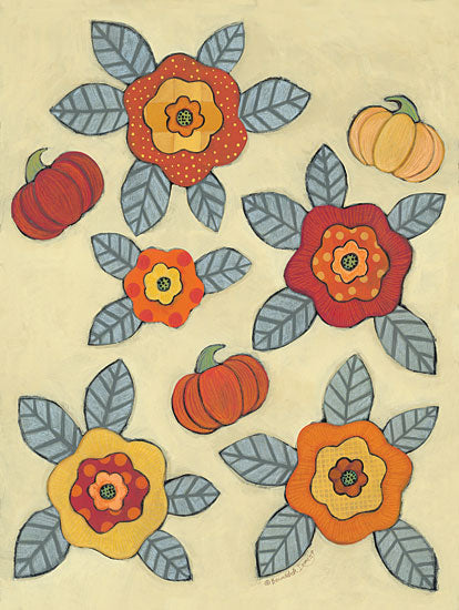 Bernadette Deming Licensing BER1456LIC - BER1456LIC - Fall Folkart Flowers - 0  from Penny Lane