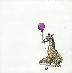 BHAR376 - Nursery Giraffe - 12x12