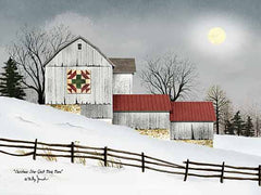 BJ1010 - Christmas Star Quilt Block Barn - 16x12