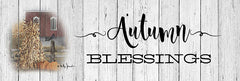 BJ1237B - Autumn Blessings - 36x12