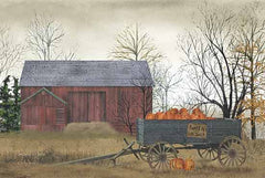 BJ153 - Pumpkin Wagon - 18x12