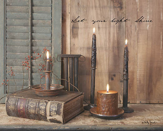 Billy Jacobs BJ805 - Let Your Light Shine - Holy Bible, Candles, Inspiring, Candlestick Maker from Penny Lane Publishing