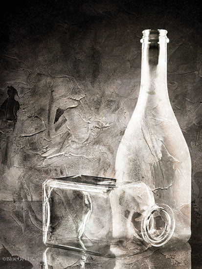 Bluebird Barn BLUE180 - Moody Gray Glassware Still Life - 12x16 Glassware, Still Life, Black & White, Modern from Penny Lane