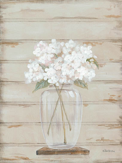 Pam Britton BR438 - Hydrangeas in Vase - Hydrangeas, Vase, Jar from Penny Lane Publishing