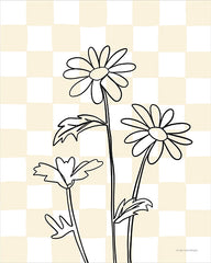 BRO293 - Yellow Check Daisies 1 - 12x16