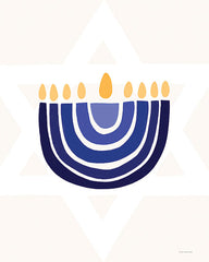 BRO341 - Rainbow Menorah - 12x16