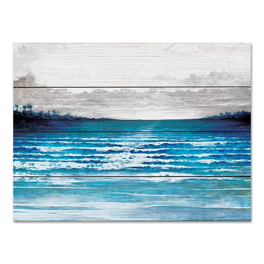 Cloverfield & Co. CC175PAL - CC175PAL - Coastal Waves - 16x12 Coastal, Landscape, Ocean, Waves, Abstract, Nautical from Penny Lane