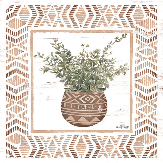 Cindy Jacobs CIN1667 - CIN1667 - Terracotta Pot I    - 12x12 Terracotta Pot, Aztec, Greenery, Patterns, Border, Southwestern from Penny Lane