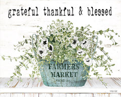 CIN1888 - Grateful Thankful & Blessed     - 16x12