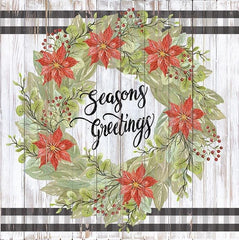 CIN1931 - Seasons Greetings Wreath - 12x12