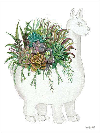 Cindy Jacobs CIN1935 - CIN1935 - Proud Llama Pot I - 12x16 Llama, Pot, Greenery from Penny Lane