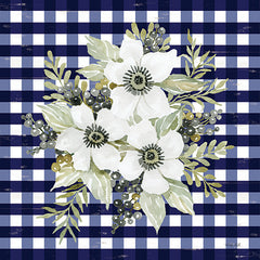 CIN1973 - Navy Floral I     - 12x12