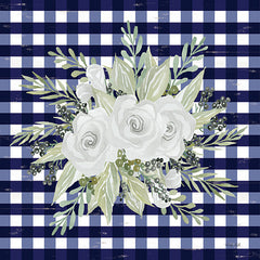 CIN1974 - Navy Floral II    - 12x12