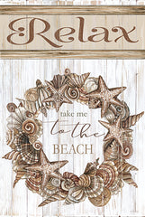 CIN2166 - Relax Shell Wreath - 12x18