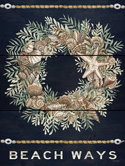 CIN2197 - Beach Ways Shell Wreath    - 12x16