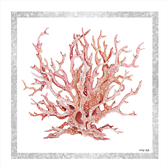 Cindy Jacobs CIN2212 - CIN2212 - Pink Coastal Coral I   - 12x12 Coral, Pink Coral, Coastal, Pink and White from Penny Lane