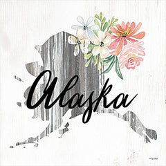 CIN2223 - Floral Alaska State Art - 12x12