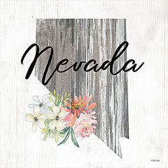 CIN2241 - Floral Nevada State Art - 12x12