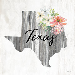 CIN2251 - Floral Texas State Art - 12x12