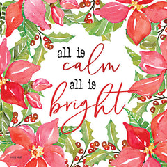 CIN2409 - All is Calm Poinsettias - 12x12