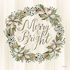 CIN2434 - Sage Merry & Bright Wreath - 12x12