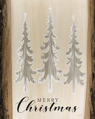 CIN2476 - White Whisper Christmas Trees - 12x16