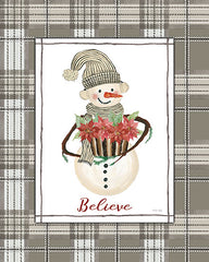 CIN2576 - Believe Snowman - 12x16