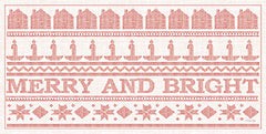 CIN2653 - Merry and Bright Stitchery   - 18x9