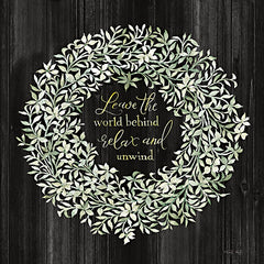 CIN2693 - Leave the World Behind Wreath - 12x12