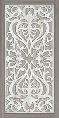 CIN2747 - Geo Greige Deco Panel 3 - 9x18