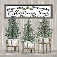 CIN2786 - Potted Christmas Trees - 12x12