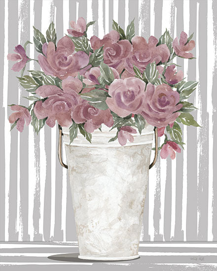 Cindy Jacobs CIN2823 - CIN2823 - Pink Posies I - 12x16 Flowers, Pink Flowers, Posies, Vase, Bouquet, Blooms, Botanical from Penny Lane