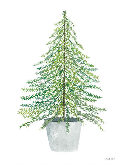 Cindy Jacobs CIN2832 - CIN2832 - Fir Tree in Pot       - 12x16 Fir Tree, Pot Potted Tree, Tree from Penny Lane