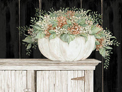 CIN3104LIC - Fall Floral Pumpkin  - 0