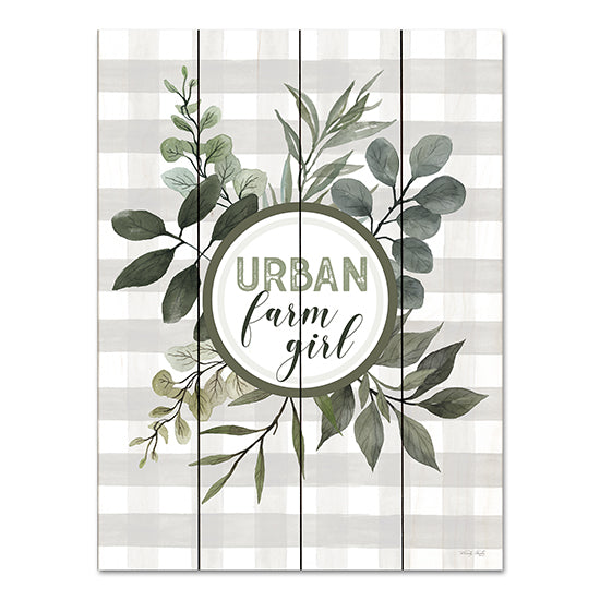 Cindy Jacobs CIN3166PAL - CIN3166PAL - Urban Farm Girl - 12x16 Urban Farm Girl, Greenery, Wreath, Plaid, Shabby Chic, Typography, Signs from Penny Lane