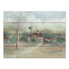 CIN3199PAL - Barns in the Distance - 16x12