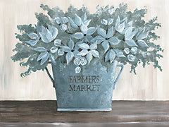 CIN3215 - Steel Blue Floral I - 18x12